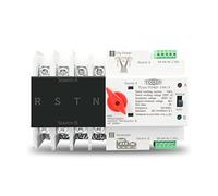 Disyuntor,Interruptor AutomáTico MagnetotéRmico 1 PCS DIN RAIL 2P 3P 4P ATS Interruptor de transferencia automática doble potencia Interruptores eléctricos ininterrumpidos 63A 100A(3,100A)