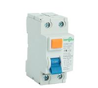 Disyuntor,Interruptor AutomáTico MagnetotéRmico 2P 16A 63A 1 0mA 30mA 100 MA 6KA 230V Interruptor de circuito corriente residual electromecánica interruptor seguridad del diferencial(2Pole 10mA,20A)