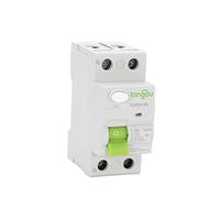 Disyuntor,Interruptor AutomáTico MagnetotéRmico 2P 25A RCD RCCB AC 110V 230V 3 0 mA disyuntor de corriente residual magnética(25A 10mA)