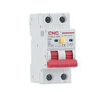 Disyuntor,Interruptor AutomáTico MagnetotéRmico 2p 4p 230v 3 Disyuntor de circuito corriente residual 0 mA con protección contra y fugas 6-63A(6A)