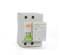 Disyuntor,Interruptor AutomáTico MagnetotéRmico 2P 4P 63 Tipo B 10KA RCCB DC RCD 230V 400V 30mA Disyuntor De Corriente Residual For Pila Carga Vehículos Eléctricos(4 Pole 300 mA,25A)