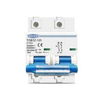 Disyuntor,Interruptor AutomáTico MagnetotéRmico 2P 80A 100A 125A DC MCB 600V Cortacircuitos(125)