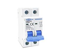 Disyuntor,Interruptor AutomáTico MagnetotéRmico 2P DC 1000V Mini interruptor solar 3A 6A 10A 16A 20A 25A 32A 40A 50A 63A MCB for Pavo Sistema(32A)