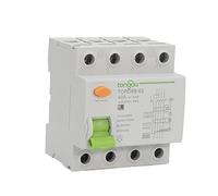 Disyuntor,Interruptor AutomáTico MagnetotéRmico 4P 63 Tipo AMP B 10ka Dc Rcd 230v 400v 3 Disyuntor Circuito Corriente Residual 0 MA For Vehículo Eléctrico Evidente Cargar Pila(4 Pole 30 mA,40A)