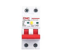Disyuntor,Interruptor AutomáTico MagnetotéRmico CNC 2P 4P 230V RCBO MCB 3 Desertador de circuito corriente residual 0 mA con protección contra y fugas(2,32 A)