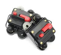 Disyuntor,Interruptor AutomáTico MagnetotéRmico Disyuntor De CC 12 V, 24 Y 48, 20 A, 30, 50, 60, 80, 100, 150, 200, 250 300, Fusible Reiniciable For Audio Coche Camión(100A)