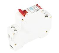 Disyuntor,Interruptor AutomáTico MagnetotéRmico Disyuntor Diferencial Automático De Corriente Residual RCBO 1P+N 6KA, 18 Mm, 230 V, 50/60 Hz, Protección Contra Fugas Sobrecorriente(16A)