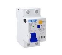 Disyuntor,Interruptor AutomáTico MagnetotéRmico Disyuntor diferencial RCBO de 30 mA, 16 A, 20 A, 25 A, 32 A, 40 A, 50 A, 2P NXBLE-63YH, operado por corriente residual, UPS 12 V(25A)