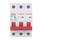 Disyuntor,Interruptor AutomáTico MagnetotéRmico Disyuntor Miniatura 3P MCB 54 Mm 6kA 50/60Hz 6/10/16/20/25/32/40/50/63/80A(40A)