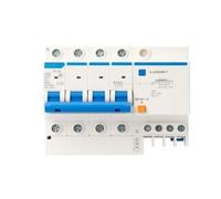 Disyuntor,Interruptor AutomáTico MagnetotéRmico Interruptor De Aire Doméstico DZ47LE-63, Disyuntor En Miniatura 4P Con Protector Fugas AC400V, Puerta Principal Trifásica RCBO(25A)