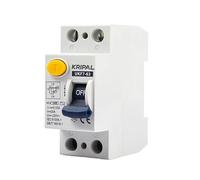 Disyuntor,Interruptor AutomáTico MagnetotéRmico Interruptor Diferencial De Corriente Residual 2P RCCB RCD 30 MA 300 4P 16 A 25 40 Tipo CA(2,80A 30mA)