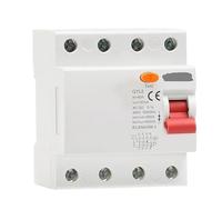 Disyuntor,Interruptor AutomáTico MagnetotéRmico Interruptor Diferencial Electromagnético De Seguridad GYL8 3 Fases + N RCD 4P 25A 40A 63A(4P 25A,100mA)