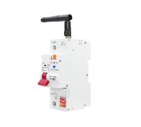 Disyuntor,Interruptor AutomáTico MagnetotéRmico Medidor De Energía Inteligente Con WiFi Y RS485, Control Remoto CA 230 V/400 V, Monitor Voltaje Corriente, Disyuntor Fugas Temporizador(3P)