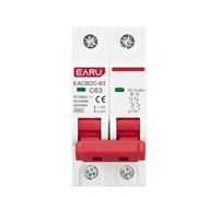 Disyuntor,Interruptor AutomáTico MagnetotéRmico Mini Disyuntor Solar MCB De 2 Polos, 1000 V CC, Protección Contra Sobrecargas, 6 A, 10, 16, 20, 25, 32, 40, 50, 63, Fotovoltaico(32A)