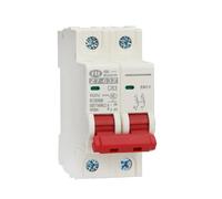 Disyuntor,Interruptor AutomáTico MagnetotéRmico Mini MCB protector de sistemas fotovoltaicos DC 1P 250V/2P 500V 6A 10A 16A 20A 25A 32A 40A 50A 63A 80A 100A 125A(2P 500V,20A)