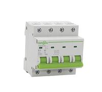 Disyuntor,Interruptor AutomáTico MagnetotéRmico Tipo B 4 Poste MCB 6A 10A 16A 25A 32A 40A 63A DIN Interruptor de circuito miniatura ferrocarril 5ka AC 110V / 230V 400V(B16)