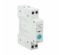 Disyuntor, interruptor de circuito CC 63A para Tuya, control remoto inalámbrico de 12-80 V con paso neutro 1P+N, carcasa PA66