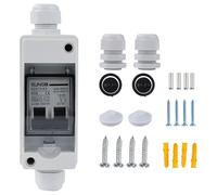 Disyuntor Jadeshay, interruptor aislador de CC fotovoltaico solar, caja combinadora de 1 cadena, disyuntor miniatura, interruptor de desconexión impermeable for sistema de panel solar fotovoltaico(63A