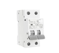 Disyuntor magnético GYR9NM AC tipo RCBO 2P 4P con protección contra sobrecorriente y fugas, carril Din 10A 16A 25A 32A 40A(100mA,4P 16A)