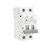 Disyuntor magnético GYR9NM CA tipo 2P 4P con protección contra sobrecorriente y fugas, carril DIN, 10 A, 16 A, 25 A, 32 A y 40 A