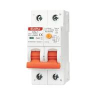 Disyuntor, Magnetotermico Disyuntor diferencial RCBO RCCB MCB de 2 polos y 30 mA CA, tipo AB, con protección contra cortocircuitos fugas for cargadores vehículos eléctricos(Type B 30mA,40A)