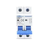 Disyuntor, Magnetotermico Disyuntor solar mini MCB 2P CC de 1000 V, 3 A, 6 A, 10 A, 16 A, 20 A, 25 A, 32 A, 40 A, 50 A, 63 A for sistema fotovoltaico(3A)