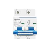 Disyuntor MCB 2P CC 600 V 125 A 100 A 80 A for sistema fotovoltaico, curva C, interruptor principal de batería(80A)
