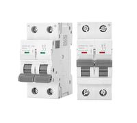 Disyuntor MCB de CC for carril DIN, 6KA, 2P, 500 V, CC, 6 A, 10 A, 16 A, 20 A, 25 A, 32 A, 40 A, 50 A, 63 A(32A)