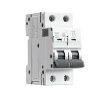 Disyuntor mini de carril DIN GYM9 2P 6KA con capacidad de corte de 6 A-63 A, tipo CA Protección de circuitos(50A)