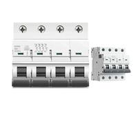Disyuntor mini de riel DIN GYM9 de 4 polos y 6KA, capacidad de corte, 6 A-63 A, tipo CA, fabricante directo de fábrica.(20A)