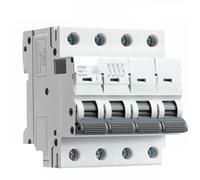 Disyuntor mini GYM9 4P MCB 6KA con capacidad de corte, riel DIN, 6A-63A, CA, fabricante directo de fábrica, CE CB(10A)