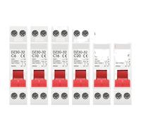 Disyuntor mini MCB DZ30-32 DPN 1P+N de 6 A, 10 A, 16 A, 20 A, 25 A y 32 A(10A)