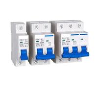 Disyuntor mini MCB tipo C de 35 mm, montaje en riel, capacidad de corte DZ47, 1-4 polos, 3 A/6 A/10 A/16 A/20 A/32 A/40 A/50 A/63 A, 400 V(4pcs,40A)