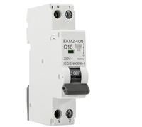 Disyuntor Miniatura 1P+N MCB 30 MA, Curva C, 10 A, 16 A, 20 A, 25 A, 32 A, Montaje En Riel DIN, Disyuntor Doméstico En Aire EKM2 40N(32A)