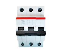 Disyuntor miniatura 3P de la gama S200 S203 S200 S203 Tipo C MCB 1 2 3 4 6 10 16 20 25 32 40 50 63A(63A)