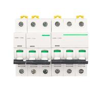 Disyuntor miniatura Acti9 IC65N 1P MCB, interruptor de aire C 1A-63A, 2 polos, for seguridad y protección eléctrica (1 unidad)(2P,63A)