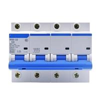 Disyuntor miniatura de alta corriente NXB-125 1P 2P 3P 4P 63A 80A 100A(3P,80A)