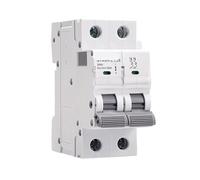 Disyuntor Miniatura De CC No Polar GYM9H-Z, 1P/2P/3P/4P, 0-600VDC, 16A-63A, 6kA, Cableado Sin Polaridad Para Protección Y Distribución Baterías Solares Fotovoltaicas(2P 25A)