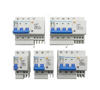 Disyuntor miniatura doméstico DZ47LE-63, interruptor de aire 1P/2P/3P/4P con protección contra fugas, puerta principal trifásica(63A)