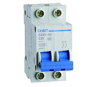 Disyuntor miniatura DZ47-60 Protección de circuito Disyuntor miniatura doméstico(DZ47-60/2P C2A(R))