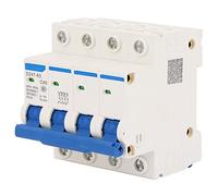 Disyuntor Miniatura DZ47-63, 4P, 40A, 400V, 50Hz, para Protección de Sobrecorriente y Sobretensión