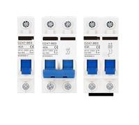 Disyuntor miniatura DZ47B, CC 12 V, 24 V, 36 V, 48 V, MCB, protector de batería for coche, 6 A-150 A, interruptor de aire, montaje en riel DIN(2 Pole,40A)