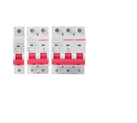 Disyuntor miniatura MCB 1P/2P/3P, montaje en riel DIN, capacidad de corte: 6 A/10 A/16 A/20 A/25 A/32 A/40 A/50 A/63 A(2P,32A)