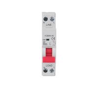 Disyuntor miniatura MCB YCB9N-40 de 18 mm, DPN, 6000 A, 230 V, 50 Hz, for uso doméstico, con riel DIN.(20A)