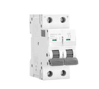 Disyuntor Miniatura Montado En Carril De DC, 6KA 2P 500V DC 6A 10A 16A 20A 25A 32A 40A 50A 63A(32A)