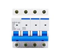 Disyuntor miniatura NXB-63 4P CA 230/400 V C 6 10 16 20 25 32 40 63 A Protector de sobrecarga DZ47 Interruptor de aire tipo C(3A)