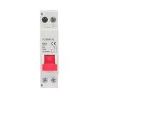 Disyuntor miniatura YCB6N-32 1P+N, interruptor de aire for circuito doméstico, protección contra cortocircuitos y sobrecargas, 6 A, 10 A, 16 A, 20 A, 25 A y 32 A.(16A)