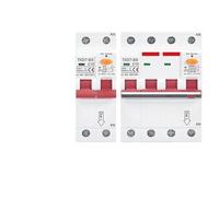 Disyuntor monofásico trifásico RCBO 16A 32A 63A 2P 3P 4P 30MA 300MA RCCB AC380V Protección eléctrica del motor(50A)