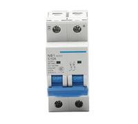 Disyuntor NB1-63DC Disyuntor de CC MCB Tipo C 2P Icu6kA DC500V 1 ud.(63A)