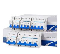 Disyuntor NXB-63 1P 2P 3P 4P CA 230/400 V 1 A-125 A, montaje en riel DIN, interruptor de aire doméstico en miniatura(2P,100A)